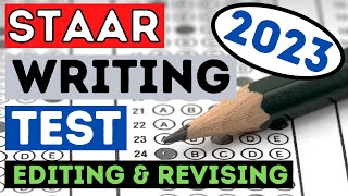 Editing and Revising Questions on STAAR Test [upl. by Fitzsimmons16]