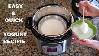 Yogurt in Instant Pot  Quick amp Easy Homemade Yogurt [upl. by Mcgaw473]