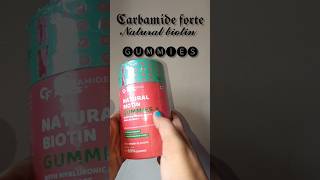 Carbamide Forte collagen and biotin gummies unboxing 🩷🤌 gummies ytshorts [upl. by Luci300]