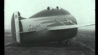 1933 Voli sperimentali aeroplano Stipa Caproni [upl. by Eylrac]