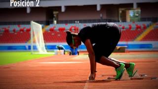 Carreras de velocidad en el Atletismo [upl. by Eibbed]