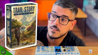 Trail Story America  Ревю Настолни Игри  На разходка като на разходка [upl. by Snowber]