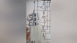 EXPERIMENT ON ASYNCHRONOUS 3 BIT UPDOWN COUNTERbtech lab polytechnic [upl. by Ardnos24]