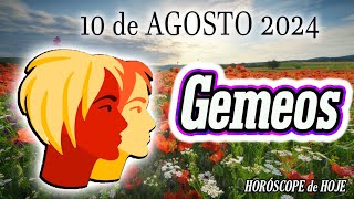 😨 VOCÊ NÃO ESPERAVA ISSO 😱 Horóscopo do dia GÊMEOS 10 de AGOSTO 2024 ♊ PREVISÃO GÊMEOS 10082024 [upl. by Nyleaj]