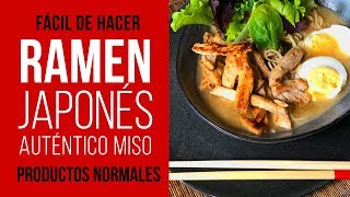 Ramen 🇯🇵 Japonés 🍜 Receta Fácil de Sopa Miso de Mercadona  Noodles  Cómo hacerlo rápido [upl. by Brenan]