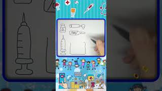 How To Draw Doctor Tools 🩺💉 How To Draw A Doctors Set [upl. by Mayhew352]