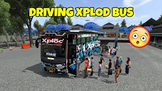 DRIVING XPLOD TOURIST BUS 😯 BUS SIMULATOR INDONESIA [upl. by Maddox]