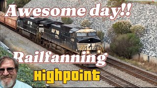 Railfanning Highpoint NC [upl. by Rotkiv995]