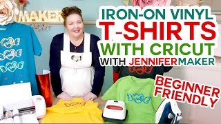 Cricut IronOn TShirt Tutorial  Beginner Friendly [upl. by Jorge]