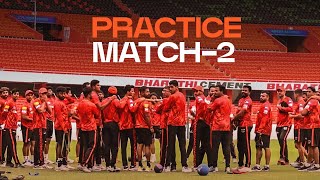 Taking you through all the 💥 action from our Practice Match 2️⃣ at Uppal 🏏🧡  SRH [upl. by Tneicniv]