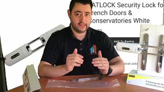 Patlock Security Lock For French Doors httpswwwhelplockscom [upl. by Avid]