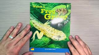 Watch a frog grow is from benchmark advance and Is a nonfiction Read aloud for kids [upl. by Ahteres134]