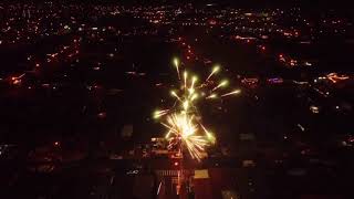 New Year Firework Show Waipahu Hawaii 2018 [upl. by Alaaj]