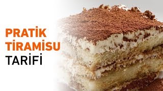 Evde Tiramisu Nasıl Yapılır  Pratik Tiramisu Tarifi [upl. by Knute]