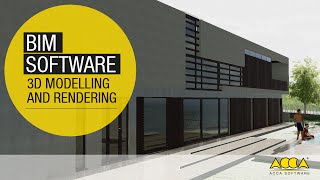 BIM Software für die beste 3D Architektur Planung ACCA Edificius BIM Example 30 [upl. by Temhem]