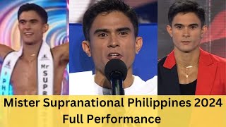 BRANDON ESPIRITU  MISTER SUPRANATIONAL PHILIPPINES 2024 FULL PERFORMANCE [upl. by Laro]