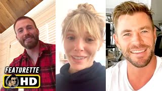 Marvel Actors in Quarantine 2 HD Chris Evans Elizabeth Olsen Chris Hemsworth [upl. by Toffic800]