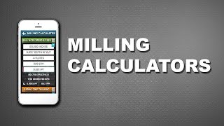 CNC Machinist Calculator  Milling Calculations [upl. by Fryd540]