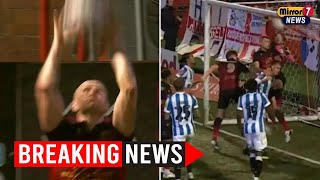 Tamworth Stuns Huddersfield with Tom Tonks’ Spectacular Throwin Chaos in FA Cup Upset [upl. by Shalom]