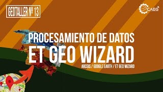 Geotaller 13 Procesamiento de Datos con ET GeoWizard [upl. by Moreen]