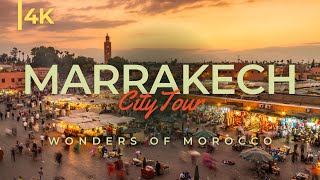 Virtual Tour of Stunning Marrakech in 4K  Discover Marrakech Morocco [upl. by Mrots]