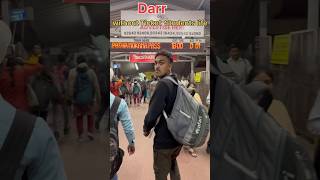 Bina ticket ke Darr ka mahual railway station trendingshorts patnajunction studentslife sabir [upl. by Jareen]