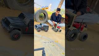 Thar 4x4 vs Swaraj tug of war 🔥🔥💪💪 tochan tractor [upl. by Tijnar]