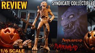 PUMPKINHEAD 16 FIGURE BY SYNDICATE COLLECTIBLES UNBOXING AND REVIEW [upl. by Rubetta]