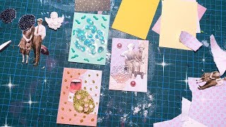 ASMR Making Artist Trading Cards Whispered [upl. by Eladnor253]