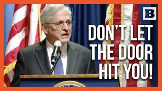 So Long AG Disgrace Merrick Garland Waves Goodbye After Tumultuous Tenure [upl. by Ayekat]