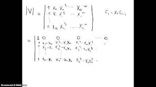4 Integración numérica  Determinante de la matriz de Vandermonde [upl. by Kappel]