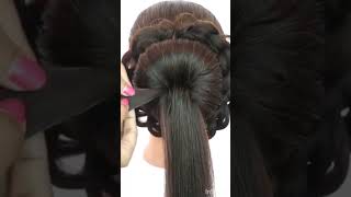 Easy hairstyles tutorial hairstyle easy supereasyhairstyle ytshorts shortvideo shortviral [upl. by Asilat409]