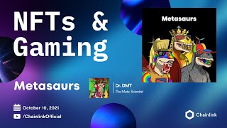 Metasaurs on Chainlink NFTs amp Gaming  Dr DMT talks NFT Metasaur Community amp Reveals His Identity [upl. by Oilegor]