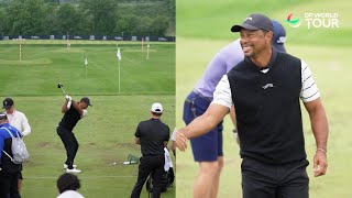 Tiger Woods Range Session  PGA Championship 2024 [upl. by Ellirehs]