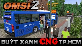 OMSI 2 Bus Simulator Trải nghiệm Xe buýt xanh CNG Sài Gòn  TPHCM [upl. by Shana]