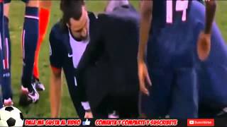 Zlatan Ibrahimovic Injury ◘ Zlatan Ibrahimovic Lesion PSG vs Chelsea 3 1 02 04 2014 [upl. by Guild506]