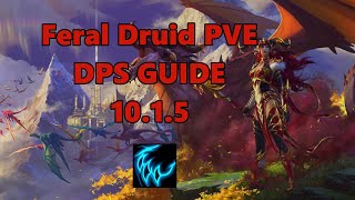 Feral Druid PVE DPS Guide 1015 [upl. by Gastineau]