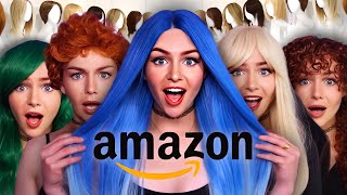 I Bought Every VIRAL Wig Off Amazon [upl. by Roydd509]