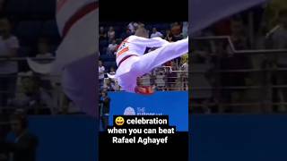 best karate world famous kumite wkf Rafael Aghayev karate shorts kumite ytvideo from prince [upl. by Frasquito]