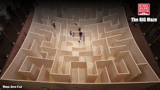 National Building Museum The BIG MAZE Construction TimeLapse [upl. by Debarath755]