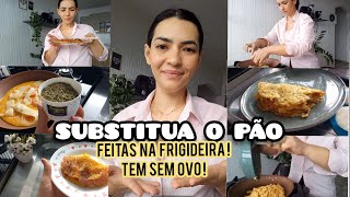 5 Receitas para SUBSTITUIR o PÃO feitas na FRIGIDEIRA fáceis e saudáveis [upl. by Pontone]