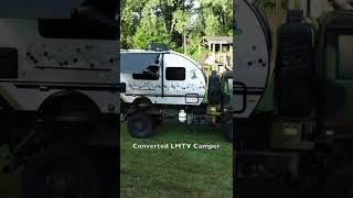 Military Truck LMTV RPod at Campsite [upl. by Airdnazxela589]