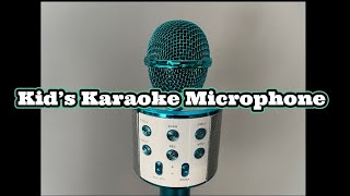 Kids Karaoke Wireless Bluetooth Microphone Toy Gift Fun Honest Review [upl. by Harras269]