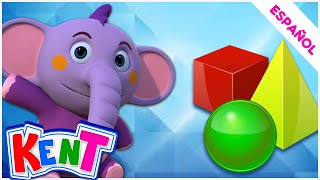 Kent el Elefante  Encuentra las Figuras Geométricas  Aprendizaje Infantil [upl. by Brasca]