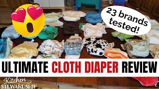 23 Brands Tested The Ultimate Cloth Diaper Review  What is the Best Cloth Diaper [upl. by Schulz]