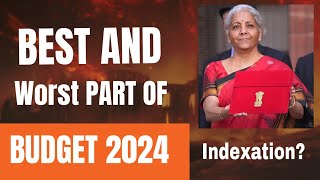 What is Indexation  Best and worst part of budget 2024 [upl. by Adnorat]