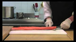 Zalm ontvellen [upl. by Eahs]