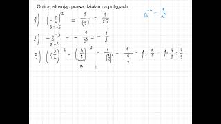 Lekcja  Potęga o wykładniku całkowitym [upl. by Ardene80]