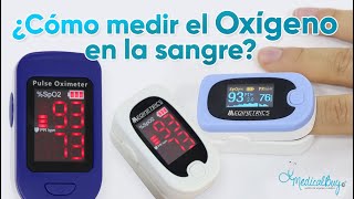 ¿Cómo medir el oxígeno en la sangre [upl. by Naahs]