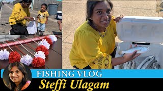 Fishing Vlog  Steffi Ulagam  Lets go fishing [upl. by Schnurr140]